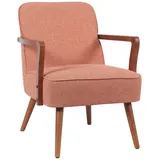 Svita TUVA Loungesessel Akzentstuhl vintage Wohnzimmer Schlafzimmer Terracotta