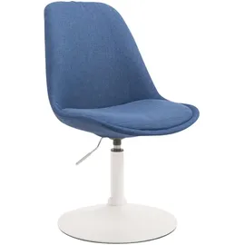 CLP Esszimmerstuhl Maverick Polyester blau/weiß