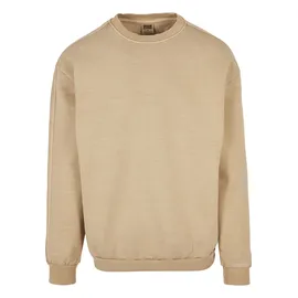 URBAN CLASSICS Heavy Terry Garment Dye Sweatshirt Union Beige XL