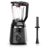 Bosch Hochleistungsmixer, Smoothie Maker, 1800W, VitaPower Serie 6 MMB6652B, 45.000 U-min, Programme für heiße Suppe & Reinigung, 2L,