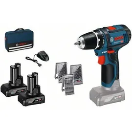 Bosch GSR 12V-15 Professional inkl. 2 x 4 Ah + 39-tlg. Zubehör 0615990HV1