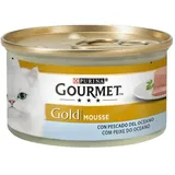 Purina Gourmet Gold scatoletta mousse con pesce dell'oceano gr.85 - Die Verpackung kann variieren