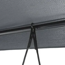 vidaXL Hollywoodschaukel Kaffeebraun 3-Sitzer