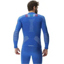 Uyn Natyon 3.0 Italien langarm Ski-Funktionsshirt Blau S/M