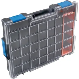 Allit Sortimentskasten B440xT355xH76mm 7 Fächer 4 Trennstege transp.schwarz