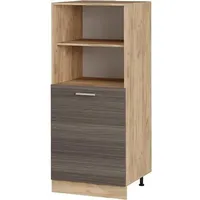 Vicco Vicco, Herdumbauschrank R-Line, Edelgrau/Goldkraft Eiche, 60 cm