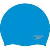 Speedo Plain Moulded Silicone Badekappe blau/ blau One Size