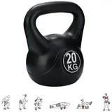 MAGIC SELECT 20 kg Kettlebell-Gewicht mit Ergonomischem Griff, Kettlebell-Hantel für Muskeltraining zu Hause und im Fitnessstudio.