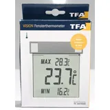 TFA Dostmann Digital Fensterthermometer Außen Temperatur LCD Anthrazit NEU