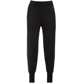 TRIGEMA Haremshose "TRIGEMA Lange Wellnesshose", Damen, Gr. XL, US-Größen, schwarz, 94% Viskose, 6% Elasthan, Hosen Haremshose