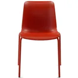 Stuhl Paris Sitzschale rot-orange 53x79x52.5 cm