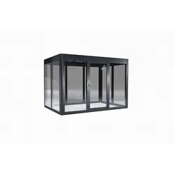 SunElements Design Gewächshaus SunGarden Modern mit Photovoltaik-Option Modern 3.2  anthrazit-metallic, Wand/Dach: 6mm Acrylglas