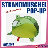 LIVARNO Kinder Pop-Up Strandmuschel Frosch ca. 120x60x120 cm