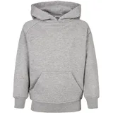 URBAN CLASSICS Boys Blank Hoody in grau Größe 110/116