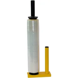 smartboxpro 6 x Stretchfolien Handabroller 400-500mm, gelb, Metall