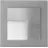 LEDIX Wandeinbauleuchte TIMO 1 LED 73x73mm stahlfarbig