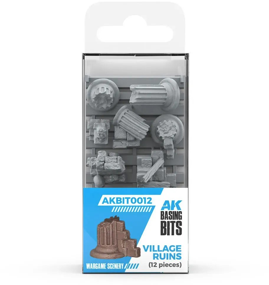 AK Village Ruins - Basing Bits (12 Teile)