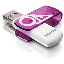 Philips FM64FD05B USB-Stick 64 GB USB Typ-A 2.0 Violett, Weiß