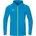 Trainingsjacke mit Kapuze Kinder blau/neongelb 164