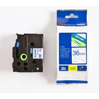 Brother TZe-263 36mm blau auf weiß