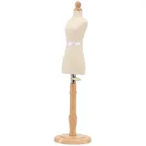 Puppen-Schneiderpuppe, professionelle Schneiderpuppe aus Buchenholz, langlebig, mit Holzsockel für die Präsentation von Kleidung und Kleidern