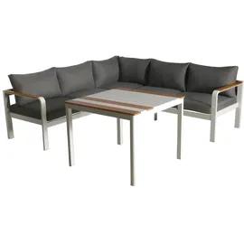 Primaster Amilia Dining Lounge Set weiß/anthrazit