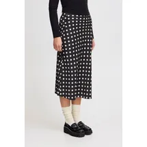 ICHI A-Linien-Rock Damen Schwarz 40