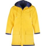 modAS Unisex Regenjacke Original Friesennerz Wendejacke - Regenmantel Regenparka Damen Herren Ostfriesennerz in Gelb Größe S - S