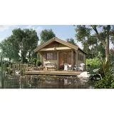 Weka Weekendhaus 155 4,30 x 5,60 m natur