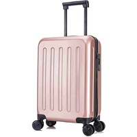 Koffer Reisekoffer Travel Hartschalenkoffer Rosengold XL 4 Rollen und TSA Reisen