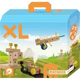 Matador 21151 - Maker MXL, Baukasten, Holz, 350 Teile, Konstruktionsbaukasten, ab 3 Jahren, Spielend lernen!