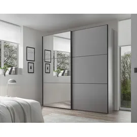 STAUD Schwebetürenschrank Includo 225 x 222 x 68 cm Grau