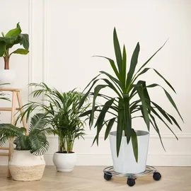 Relaxdays Pflanzenroller 2er Set Ø 32 cm