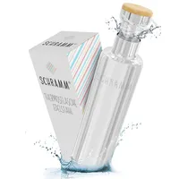 Schramm Schramm® Thermosflasche Edelstahl Trinkflasche wählbar 500, 750 oder 1000ml Isolierflasche doppelwandig Thermoflasche 100% BPA-frei Schraubverschluss Silber heiß und kalt, Größe:1000 ml