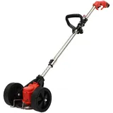 Elektrischer Rasenmäher, D-Griff 2-Rad Elektro-Rasenmäher 3-in-1 Freischneider, wiederaufladbarer Akku-Minimäher für Rasenpflege und Gartenarbeit