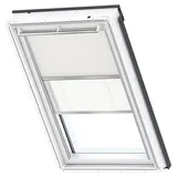 VELUX Verdunkelungsrollo Duo DFD MK08 1085S Beige/Weiß, Schiene: alu