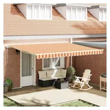vidaXL Markise 450 x 350 cm gelb/orange