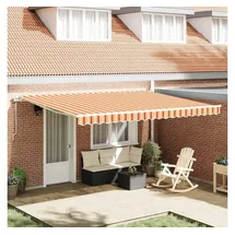 vidaXL Markise 450 x 350 cm gelb/orange
