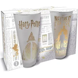 Stor Harry Potter Trinkglas 0,49 l 2 St.