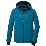 KILLTEC Herren Skijacke/Funktionsjacke mit abzippbarer Kapuze, Schneefang und Unterarmventilation KSW 46 MN SKI JCKT, mittelblau, M