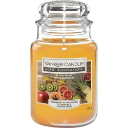 Yankee Candle Home Inspiration Große Kerze im Glas Exotic Fruits