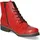 Rieker Damen Stiefelette 73504-33 rot Gr. 42