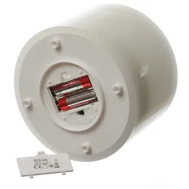 MARELIDA XXL LED Kerze 13 cm 15 cm weiß