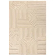KADIMA DESIGN Handgetufteter Wollteppich, in Pastellfarben `Leven Blake` . Farbe: Beige, 160x230 cm, | Kadima Design