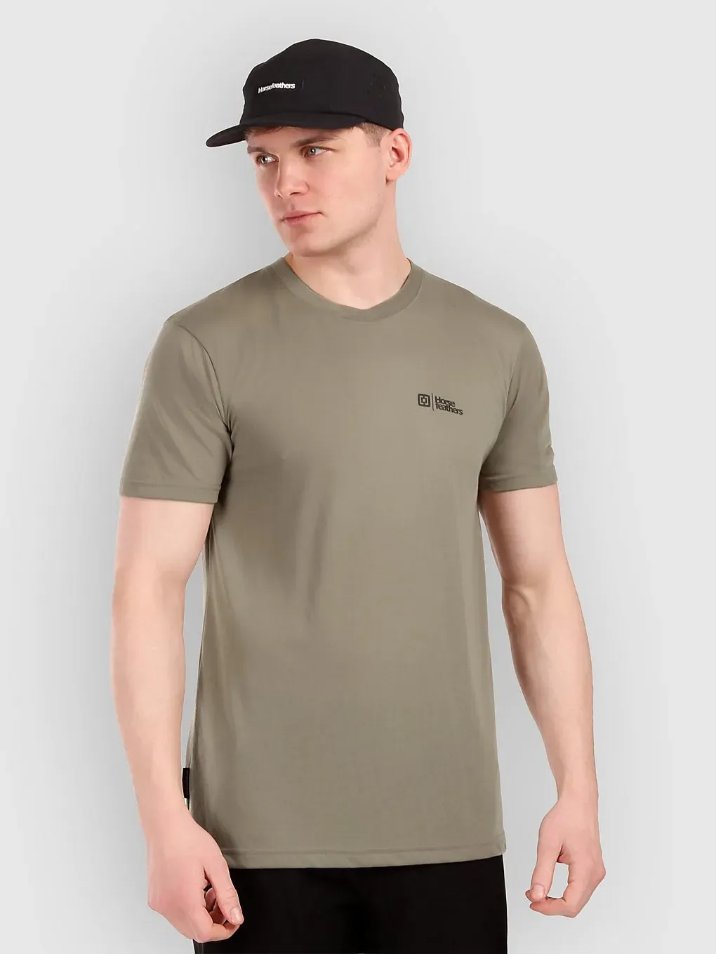 Horsefeathers Rooter Tech Tee taupe Gr. S