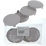 BRANDT AUTOMOTIVE Radkappe 4X 68 mm Nabenkappen Felgen Nabendeckel Radnaben Grau Gewölbt für BMW