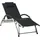 furnicato Sonnenliege 66 x 1 x 1 cm Schwarz