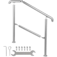 Vevor Treppengeländer 5 Stufen 1,6 m Edelstahl