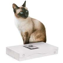 Canadian Cat Company Kratzbrett 42 x 23,5 x 7 cm weiß