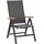 BEST Freizeitmöbel Cavalese Klappsessel 62 x 67 x 110 cm anthrazit/teak
